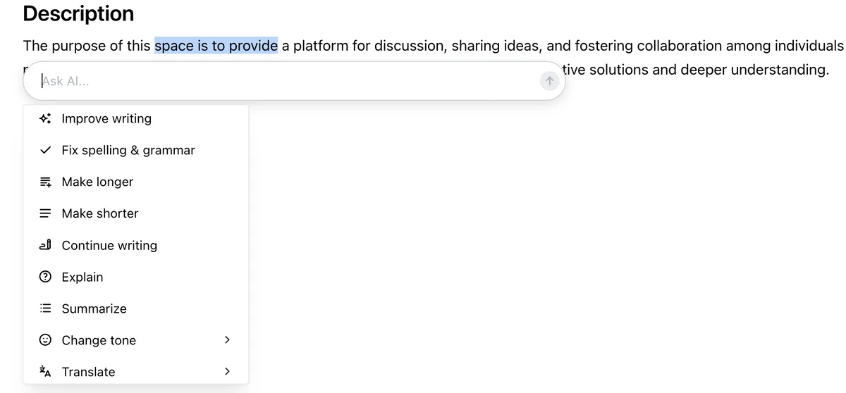 AI assistant